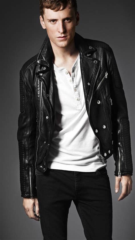 burberry prorsum lederjacke herren|burberry her men's clothing.